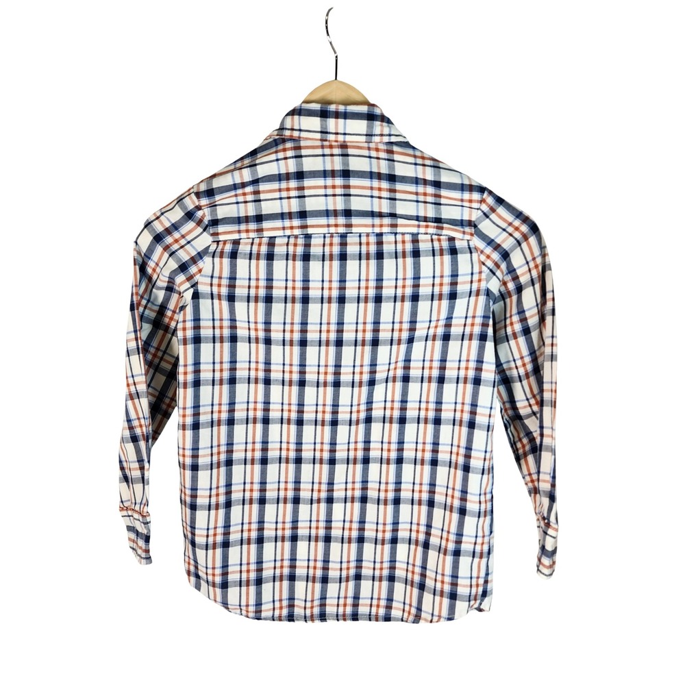 Wonder Nation Kids Plaid Button Down Shirt Long Sleeve Size M 8‎ - Picture 4 of 5